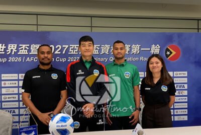 Ekipa Selesaun Nasional TL Sei Joga Kontra Chinese Taipei Iha Kualifikasaun FIFA World Cup 2026™