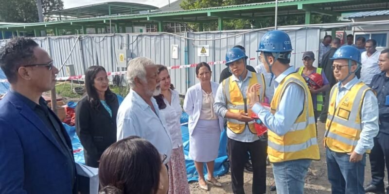 PM Xanana Observa Direita Servisu Atendimentu HNGV no Konstrusaun Edifisio Pediatria